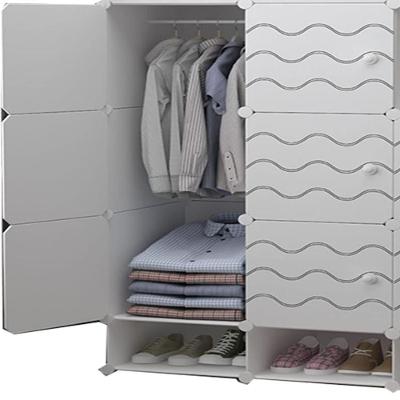 Guarda-roupa Sapateira Modular Com Arara Cabideiro E Compartimentos – Armário Organizador Compacto Decorativo