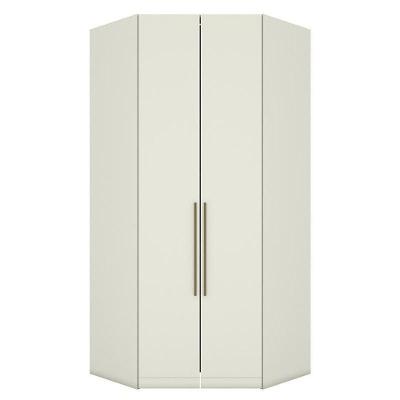 Guarda Roupa Modulado Canto Closet Seletto 2 Portas Areia - Móveis Henn Areia