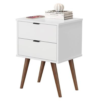 Mesa De Cabeceira Jb 1818 Luxo Branco - Moveis Jb