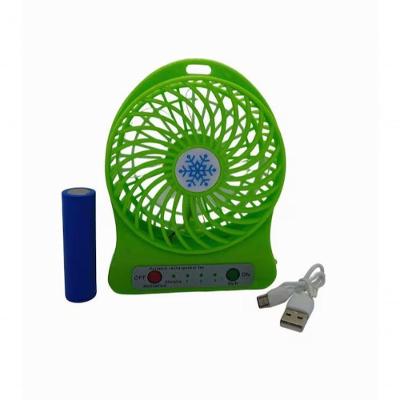 Mini Ventilador Portátil Recarregável Yeet 4 5W 3 Velocidades Verde com Lanterna USB 110V