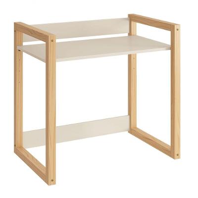 Mesa Escrivaninha Infantil Retangular Zoe Outros Madeira 80 cm Bege Fosco