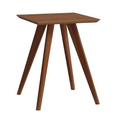 Mesa Lateral Classic Quadrada Freijó - Imcal Móveis