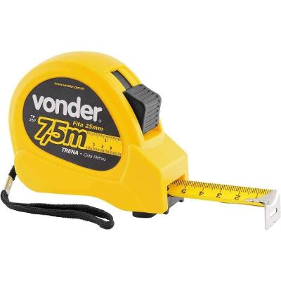 Trena Curta De Aço 7,5 M X 25 Mm Vonder Ostenvonder