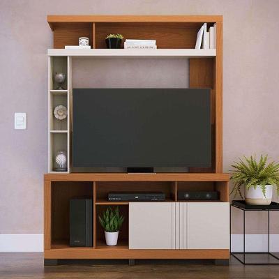 Estante Home Theater Elba Freijó Off White Matte - Colibri