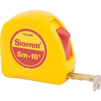 Trena Curta De Aço, 5 M X 19 Mm, Display Com 6 Peças, Dts34-5me Starrett