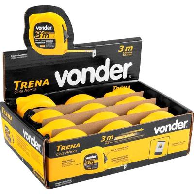 Trena Curta De Aço 3 M X 12,5 Mm, Caixa Com 12, Vonder Ostenvonder