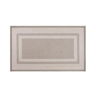 Tapete Copa E Cia Sense Textile Jacquard Geo Natural - 45 X 75 Cm