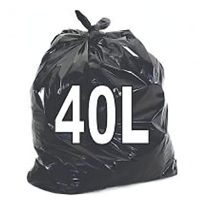 Saco de Lixo Kit 40L com 300 Unidades Preto 40L para Descarte Seguro Higipack