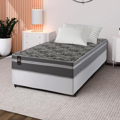 Cama Box Espuma Miami Solteirão 96x203 Branco King House