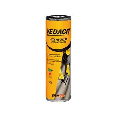 Fita Asfáltica Aluminizada 45cm X 10m - Vedacit Para Vedação E Proteção Acústica E Térmica