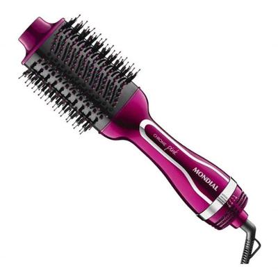 Escova Secadora Alisadora Mondial Com Garantia Es-04 Pink 220V