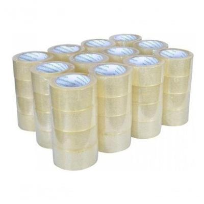 Fita Adesiva para Empacotar Higipack 48MM X 100M Kit com 15 Rolos para Caixas e Pacotes Transparente