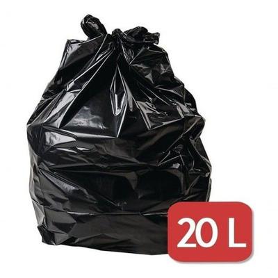 Saco para Lixo Kit 4 20L Litros Preto Brilhoso 400 Unidades para Residências e Comércios Higipack