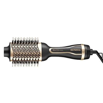 Escova Secadora Black Gold Argan 1200W Mondial Es-10 Gold Black 220V
