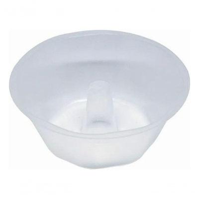 Forma para Mini Pudim Descartável Forneável 120 ml com Tampa Transparente Higipack