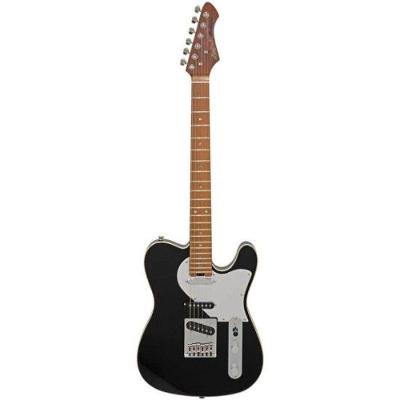 Guitarra Elétrica Aria Pro II 615-GTR Nashville com Captadores Alnico-5 e Ponte Wilkinson Preta Aria