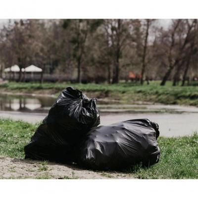 Saco de Lixo Preto 20L para Descarte de Resíduos Leve Uso Geral em Ambientes Domésticos