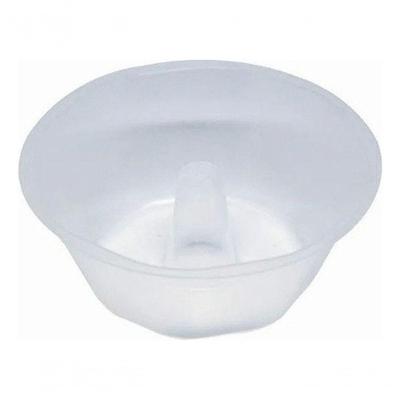 Forma para Mini Pudim Descartável 120 ml com Tampa para Forno e Micro-ondas Transparente Higipack