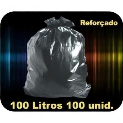 Saco para Lixo Kit com 3 de 100L P4 e 3 de 60L P3 Preto 480L Higipack