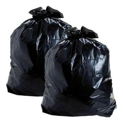 Kit 2 Pacotes Saco para Lixo Preto 100 Litros Espessura Média 50U Resistente Higipack