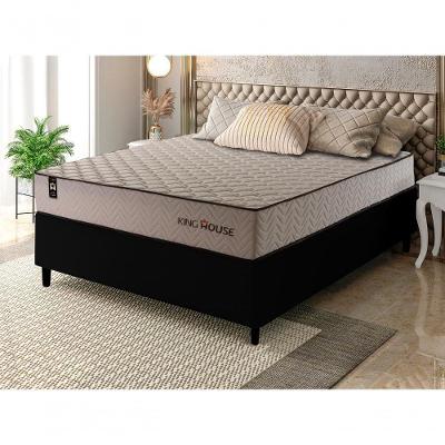 Cama Box Espuma San Diego Casal 138x188 Bege King House