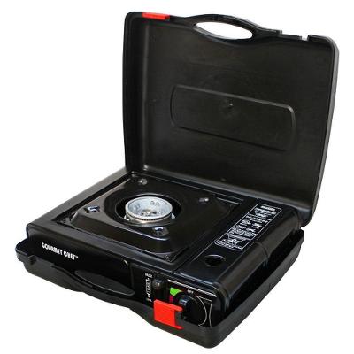 Fogareiro Portátil a Gás Butano Camping Titanium Happy House com Ignição Automática e Maleta Top