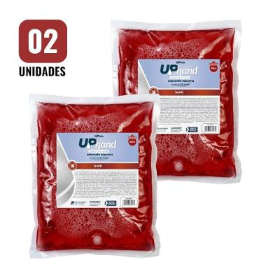 Kit 2 Refil Sabonete Espuma para Mãos Hand Buriti 600ML Cada Unidade sem Válvula Uppro