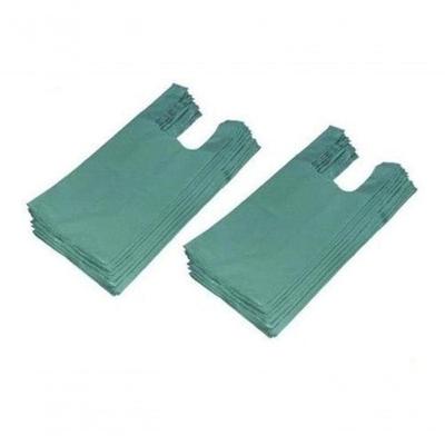 Kit 500 Sacolas Plásticas Higipack Reciclada em Polietileno de Alta Densidade 40X50 Verde