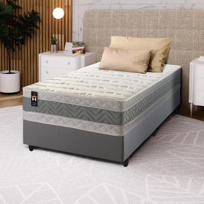 Cama Box Espuma Oxford Solteirão 96x203 Verde King House