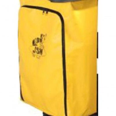 Kit 3 Saco para Carrinho Funcional JSN para Separação de Resíduos Robusto Amarelo Higipack