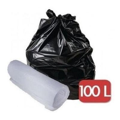 Saco para Lixo Saco Lixo 100L + Banheiro-pia 20L Branco e Preto 100L + 20L Higipack
