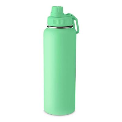 Garrafa Térmica Inox 1 e 2L com Alça Parede Dupla para Líquidos Quentes Ou Frios Asia Import Verde