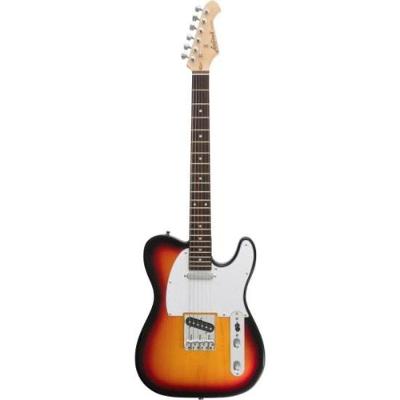 Guitarra Elétrica Pro II TEG-002 com Corpo em Basswood e Captadores Single Coil 3 Tone Sunburst Aria