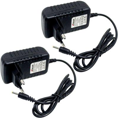 Kit 4 Carregador de Tablet Fonte Bivolt Pino Fino 2,5x0,7MM Preto Outras Marcas