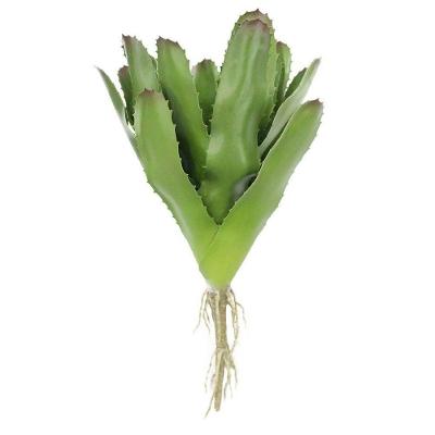 Planta Artificial Kit 2 Bromélia 34,5cm em Plástico com Cabo Texturizado Verde Gici Decor