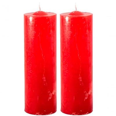 Kit 10 Velas 7 Dias Votiva Clássica Decorativa Iluminação Suave Vermelha Outras Marcas