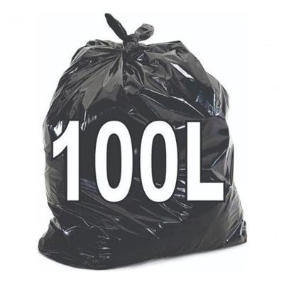 Saco de Lixo Kit 100 Litros Resistente para Descarte de Resíduos em Ambientes Diversos Higipack