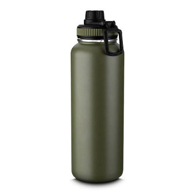 Garrafa Térmica Inox 1 e 2L com Alça Parede Dupla para Líquidos Quentes Ou Frios Verde Escuro Asia