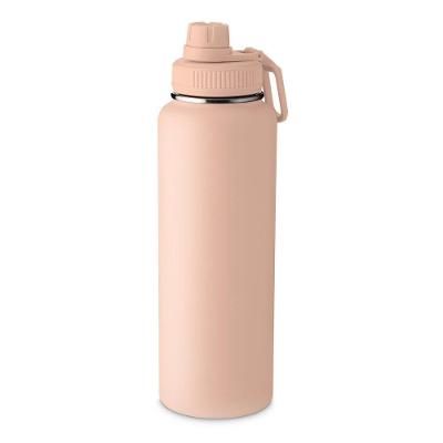 Garrafa Térmica Inox 1 e 2L com Alça Parede Dupla para Bebidas Quentes Ou Frias Rosa Asia Import