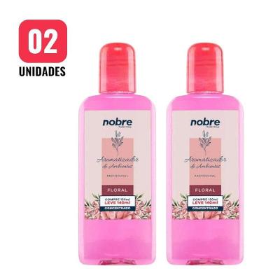 Kit 2 Aromatizantes de Ambiente 140ML Perfume Floral Concentrado com Longa Duração para Casa