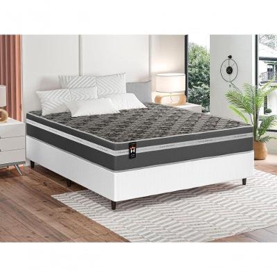 Cama Box Espuma Miami Casal 138x188 Cinza King House