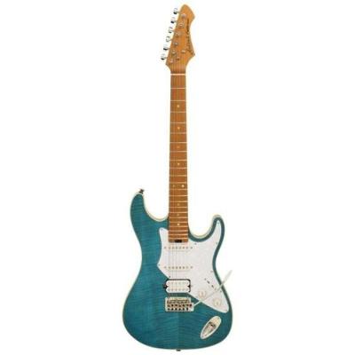 Guitarra Elétrica Aria Pro II 714-MK2 Fullerton com Captadores Alnico-5 Turquoise Blue Aria Guitars