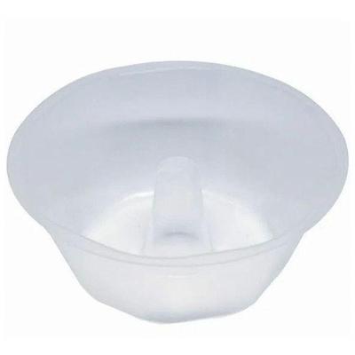 Forma para Pudim Mini Pudim com Tampa 120ML em Plástico para Forno e micro-ondas Transparente