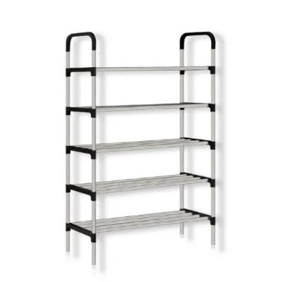 Sapateira Modular 15 Pares Estante Organizadora Multiuso 5 Prateleiras Lavanderia Rack Porta Calcados