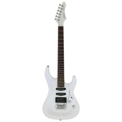 Guitarra Elétrica Pro II MAC-STD com Captadores Single Coil e Humbucker Pearl White Aria Guitars