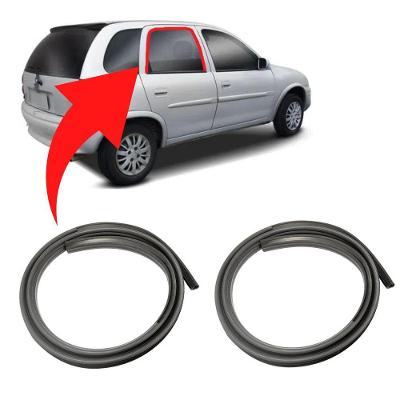 Canaleta de Vidro para Porta Traseira Modelo F103 Compatível com Chevrolet Corsa 4 Portas e Sedan