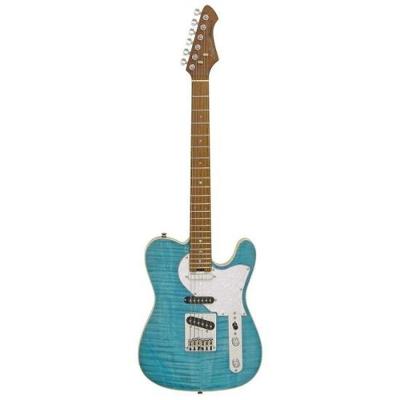Guitarra Elétrica Aria Pro II 615-MK2 Nashville com Captadores Alnico 5 Turquoise Blue Aria Guitars