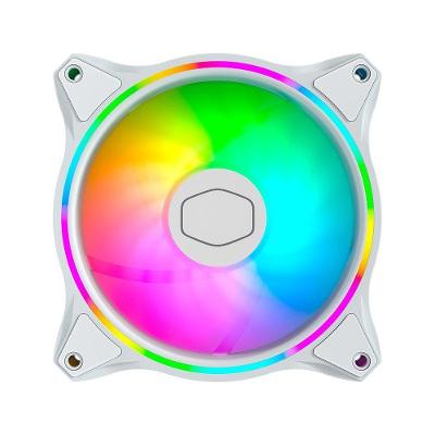 Fan para Gabinete Masterfan MF120 Halo RGB 120MM com Operação Silenciosa Branco Cooler Master