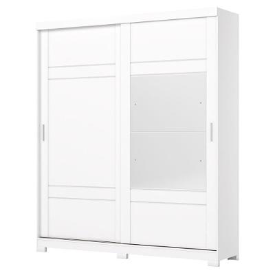 Guarda Roupa Verg 02 Portas Deslizantes Branco - Móveis Henn Branco