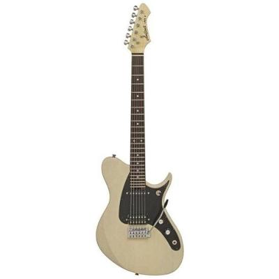 Guitarra Elétrica Aria Pro II J-1 com Captadores Alnico-5 e 24 Trastes See-through Vintage White
